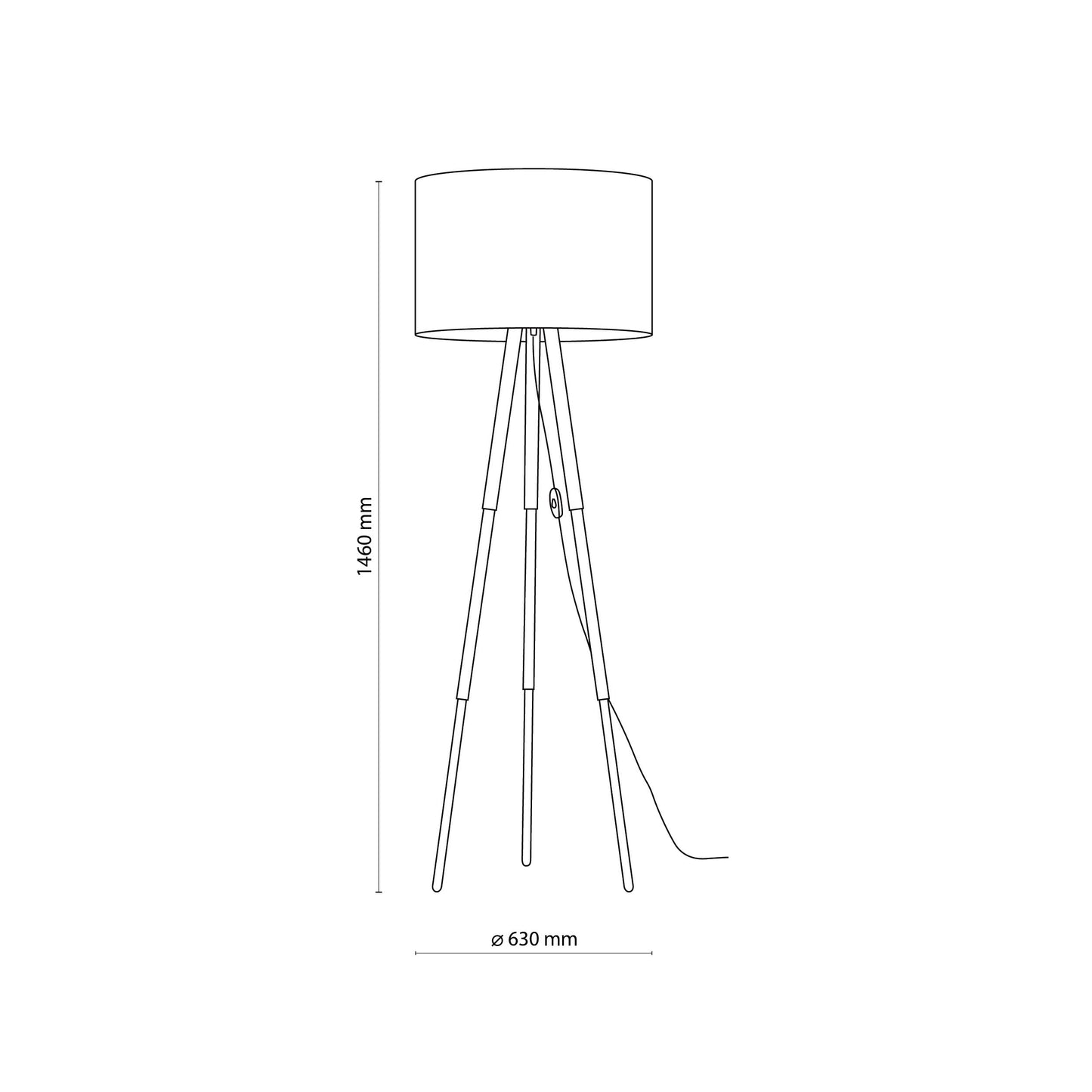 TOKYO Beige Floor Lamp