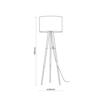 TOKYO Beige Floor Lamp