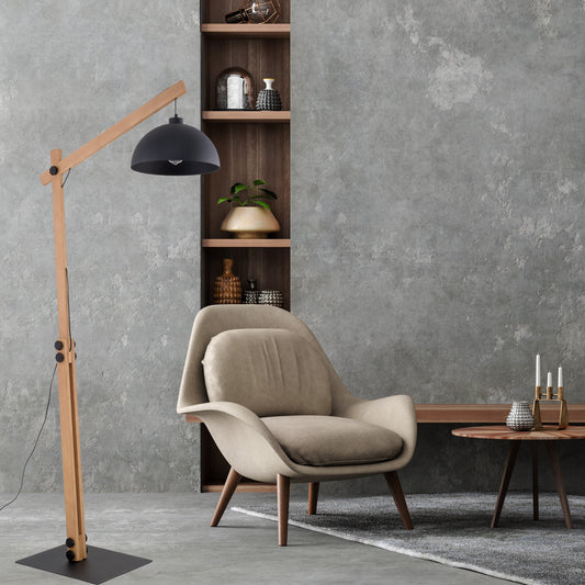 OSLO Black Floor Lamp